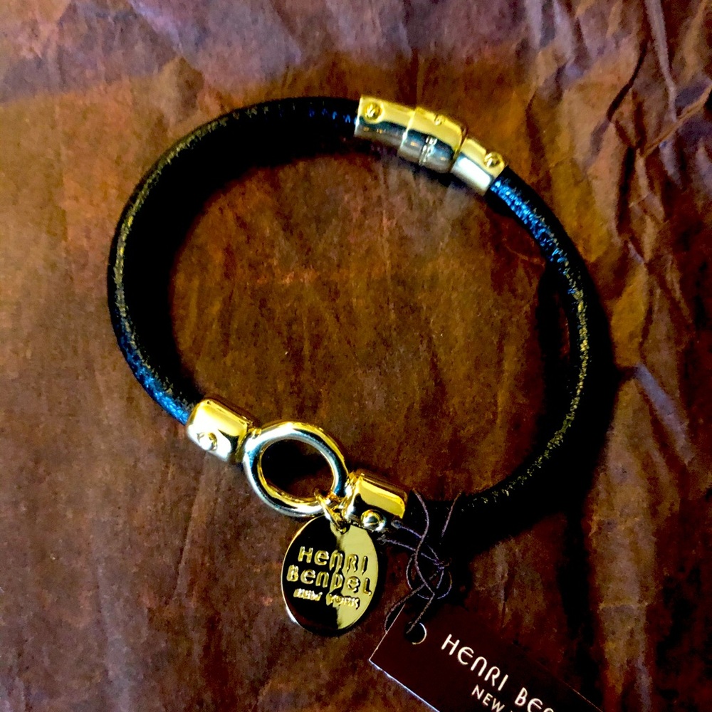 Henri bendel bracelets (black)
